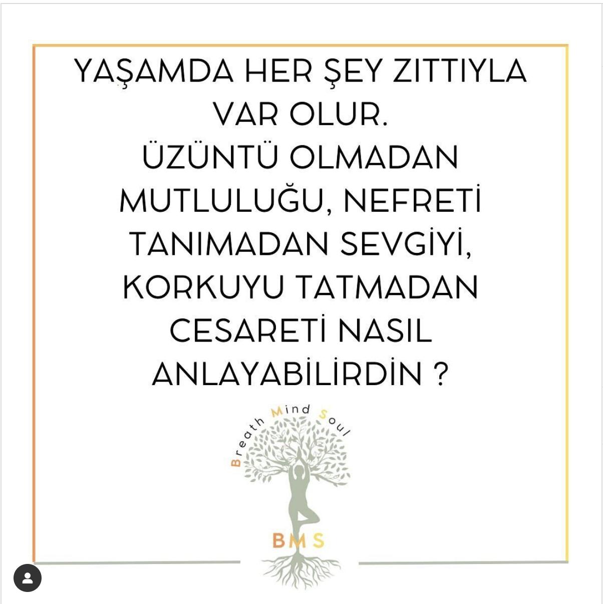 Her Şey Zıttıyla Kaim